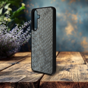 Накладка SkinBacker Mini Python Scales для Samsung Galaxy S25 Plus Сірий