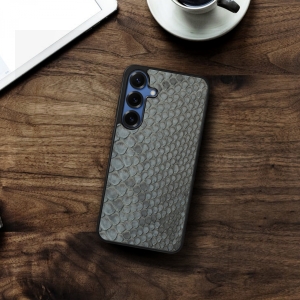 Накладка SkinBacker Mini Python Scales для Samsung Galaxy S25 Plus Сірий