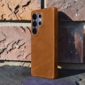 Накладка Stenk Cover Crazy Horse для Samsung Galaxy S26 Ultra Camel