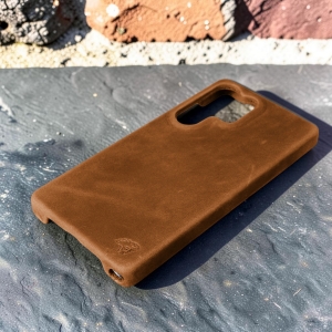 Накладка Stenk Cover Crazy Horse для Samsung Galaxy S26 Ultra Camel