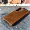 Накладка Stenk Cover Crazy Horse для Samsung Galaxy S26 Ultra Camel