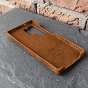 Накладка Stenk Cover Crazy Horse для Samsung Galaxy S26 Ultra Camel