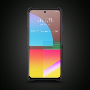 Шкіряна накладка Stenk WoodBacker для HTC Desire 21 Pro 5G Чорна