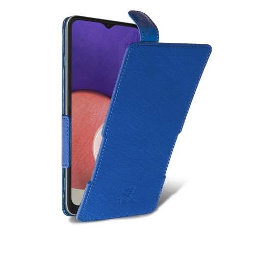 чехол-флип на Samsung Galaxy A22 5G Ярко-синий Stenk Prime фото 2