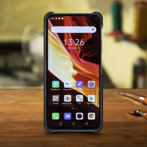 Шкіряна накладка Stenk Cover для Infinix Note 10 Pro Чорна