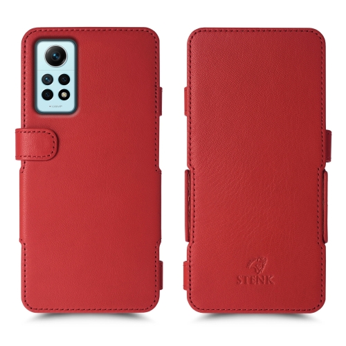 чехол-книжка на Xiaomi Redmi Note 12 Pro 4G Красный  Prime фото 1