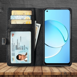 Чехол-портмоне Stenk Premium Wallet для Realme 10 Чёрный