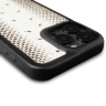 Кожаная накладка Stenk ExBacker для Apple iPhone 16 Pro Max Черно-белая кобра