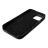 Кожаная накладка Stenk ExBacker для Apple iPhone 16 Pro Max Черно-белая кобра