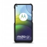 Кожаная накладка Stenk Reptile Cover для Motorola Moto G9 Power Чёрная