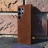 Накладка Stenk Cover Crazy Horse для Samsung Galaxy S26 Ultra Коричневый Накладка Stenk Cover Crazy Horse для Samsung Galaxy S26 Ultra Коричневый
