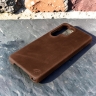 Накладка Stenk Cover Crazy Horse для Samsung Galaxy S26 Ultra Коричневый Накладка Stenk Cover Crazy Horse для Samsung Galaxy S26 Ultra Коричневый