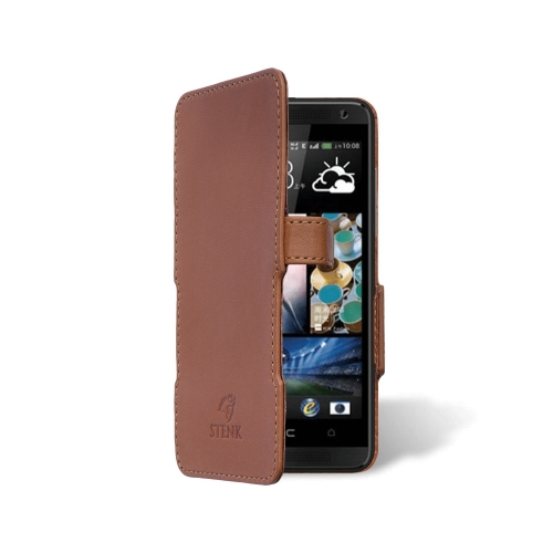 чохол-книжка на HTC Desire 609D Світло-коричневий Stenk Сняты с производства фото 2