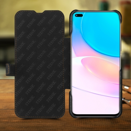 чохол-книжка на HuaWei Nova 8i Чорний Stenk Premium фото 2