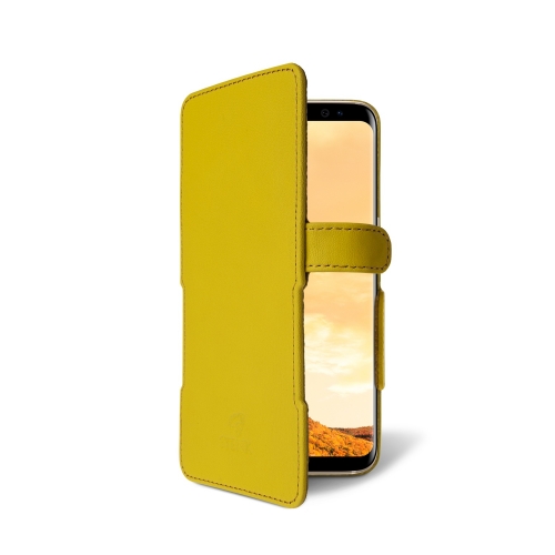 чехол-книжка на Samsung Galaxy S8 Желтый Stenk Prime фото 2