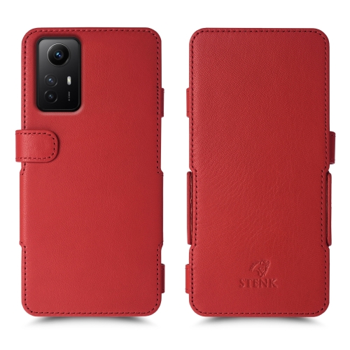 чехол-книжка на Xiaomi Redmi Note 12S Красный  Prime фото 1