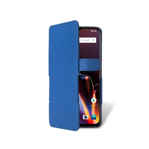 чохол-книжка на OnePlus 6T Яскраво-синій Stenk Prime фото 2