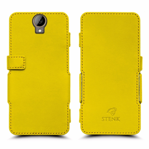 чохол-книжка на HTC One E9 Plus Жовтий Stenk Сняты с производства фото 1