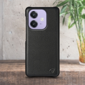 Кожаная накладка Stenk Cover для OPPO A3 4G Черный