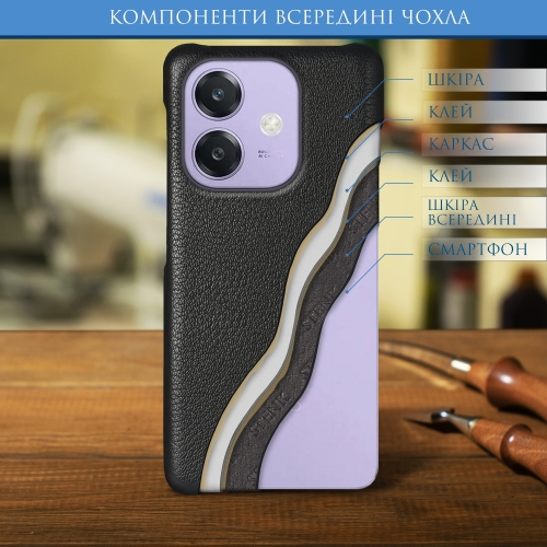бампер на OPPO A3 4G Чорний Stenk Cover фото 4