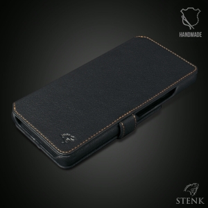 Чехол-портмоне Stenk Premium Wallet для Motorola Moto G85 Чёрный