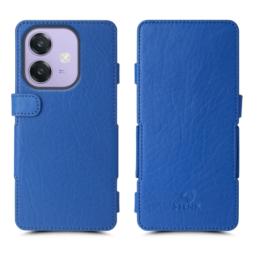 чехол-книжка на OPPO A3 4G Ярко синий  Prime фото 1