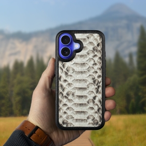 Шкіряна накладка Stenk ExBacker Python Scales для Apple iPhone 16