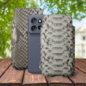 Футляр Stenk Sportage Python для Motorola Edge 50 Neo