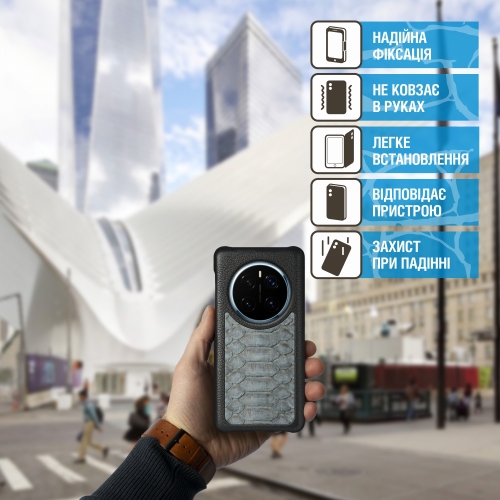 бампер на HuaWei Honor Magic7 Pro Сірий Stenk ExBacker фото 3