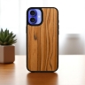 Накладка SkinBacker Wood для Apple iPhone 16 Римская оливка