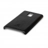 Кожаная накладка Stenk Cover для BlackBerry Passport Черный