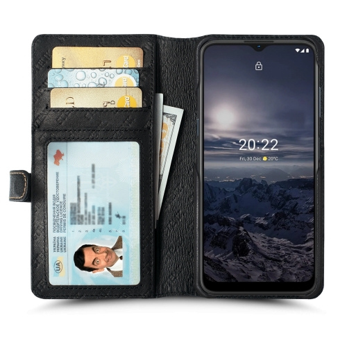 чехол-кошелек на Nokia G21 Черный Stenk Premium Wallet фото 2