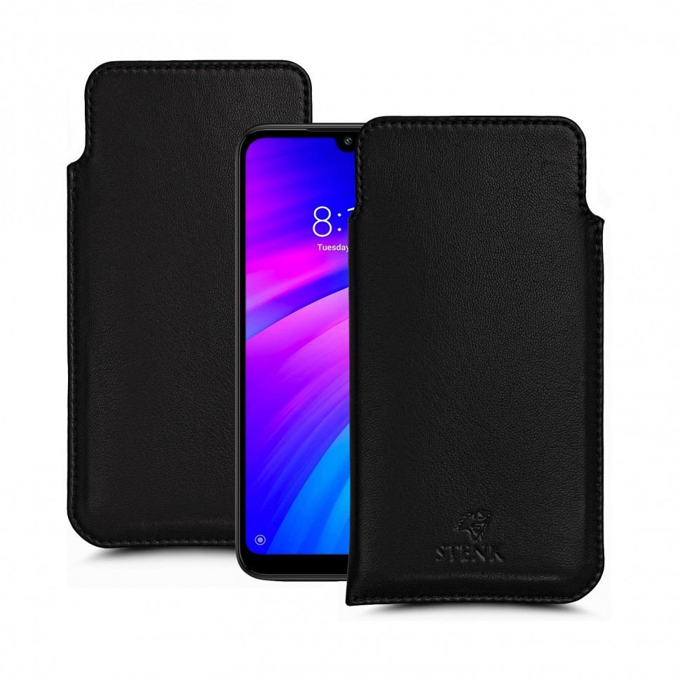 

Футляр Stenk Elegance для Xiaomi Redmi 7 Чёрный, Черный