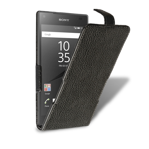 чохол-фліп на Sony Xperia Z5 Compact Чорний Liberty Сняты с производства фото 1