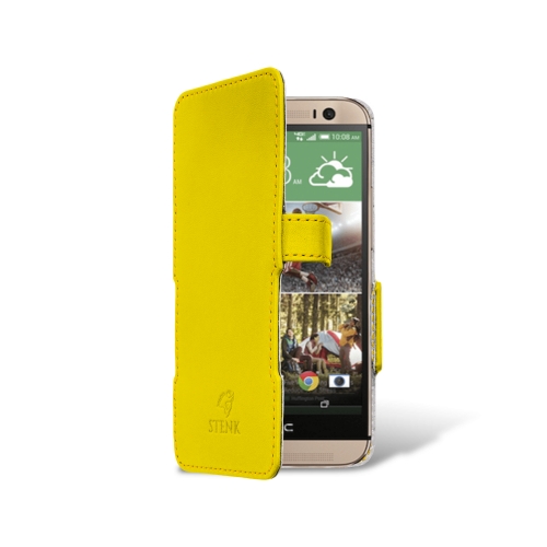 чохол-книжка на HTC One M8 Жовтий Stenk Сняты с производства фото 2