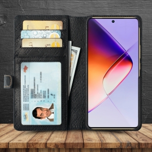 Чохол книжка Stenk Premium Wallet для Infinix Note 40 Чорний