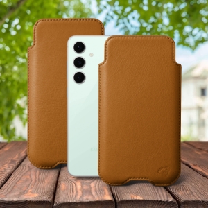 Футляр Stenk Sportage для Samsung Galaxy S24 FE Camel