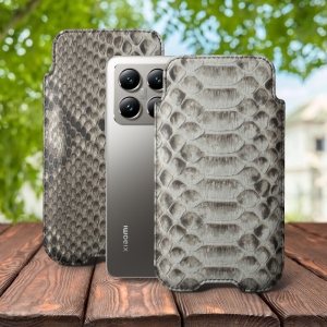 Футляр Stenk Sportage Python для Xiaomi 14T Натуральний