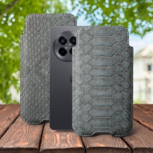 Футляр Stenk Sportage Python для OnePlus 13R Сірий