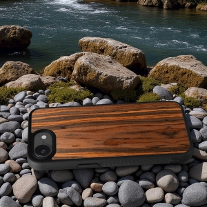 Накладка SkinBacker Wood для Apple iPhone 16е Палісандр