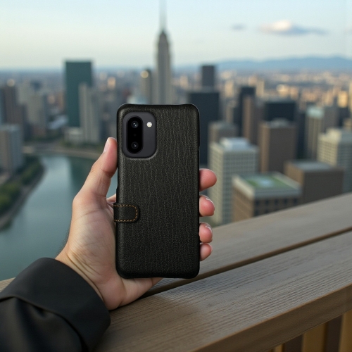 чехол-книжка на OnePlus 15R Черный Stenk Premium фото 6