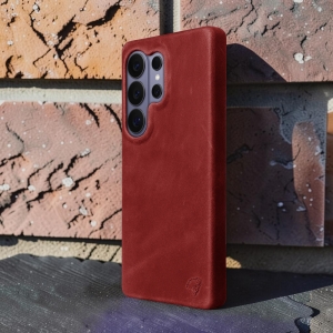 Накладка Stenk Cover Crazy Horse для Samsung Galaxy S26 Ultra Красный