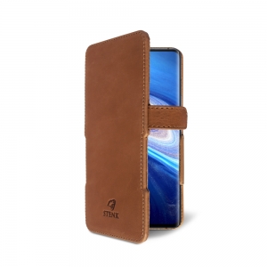 Чехол книжка Stenk Prime для Vivo X50 Pro Camel
