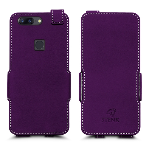 чохол-фліп на OnePlus 5T Бузок Stenk Prime Purple фото 1