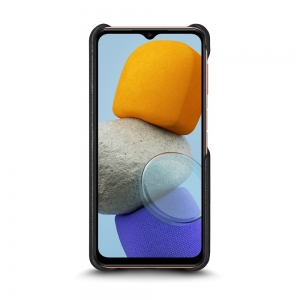 Шкіряна накладка Stenk Cover для Samsung Galaxy M23 Чорна