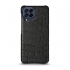Кожаная накладка Stenk Reptile Cover для Samsung Galaxy M53 5G Чёрная