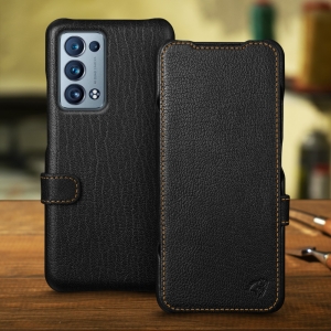 Чехол книжка Stenk Premium для OPPO Reno6 Pro 5G (Snapdragon) Чёрный
