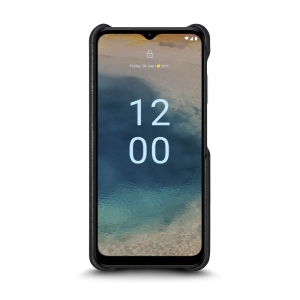 Шкіряна накладка Stenk Reptile Cover для Nokia G22 Чорна