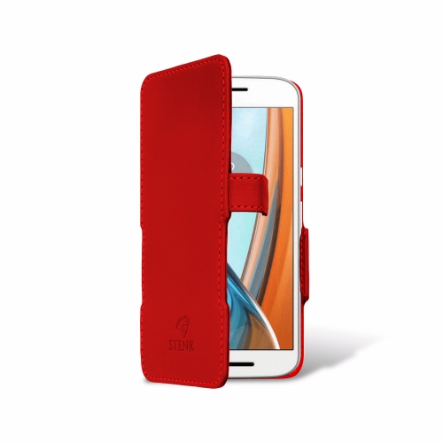 чохол-книжка на Motorola Moto E3 Червоний Stenk Сняты с производства фото 2