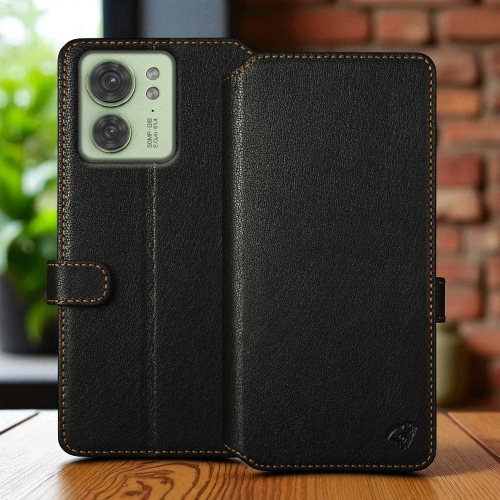 чохол-гаманець на Motorola Edge 40 Чорний Stenk Premium Wallet фото 1